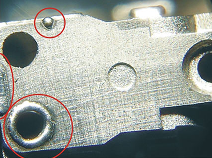 <a href='http://www.22867.cn/product/3.htm' class='text_a'>模具激光焊機(jī)</a>修復(fù)模具效果